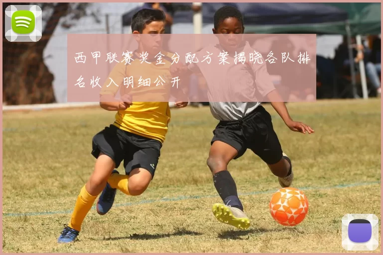 西甲联赛奖金分配方案揭晓各队排名收入明细公开